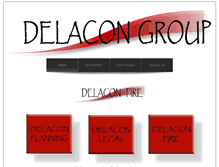 Tablet Screenshot of delacon.co.za